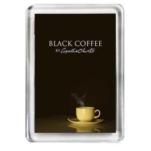 The Play Fridge Magnet. Black Coffee