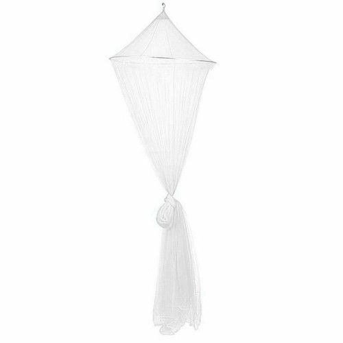 White Netting Canopy Bed Curtain Dome Fly Lace Mosquito Net Insect Queen Size