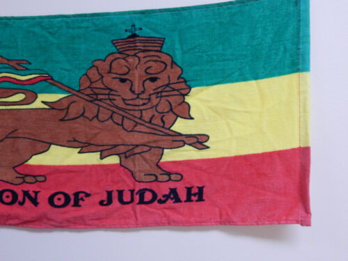 Cotton Printed Bath Room Hand Towel Lion Of Judah Set of Two 29/"x13/" Clearance