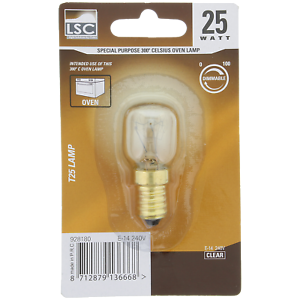 LSC Lampe De Four E14 25W T25 Light Solutions By Calex jusqu'à 300° cuisinière 