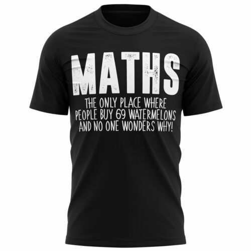 Details about  &nbsp;Funny Maths T Shirt Joke Gift Idea For Nerds Mathematics Home School In Lockdown
