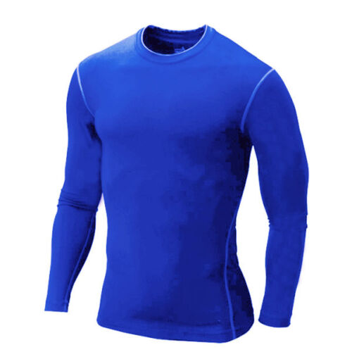 Details about   Men Long Sleeve T-Shirts Baselayer Cool Dry Compression Jogging Gym Stretch Top 