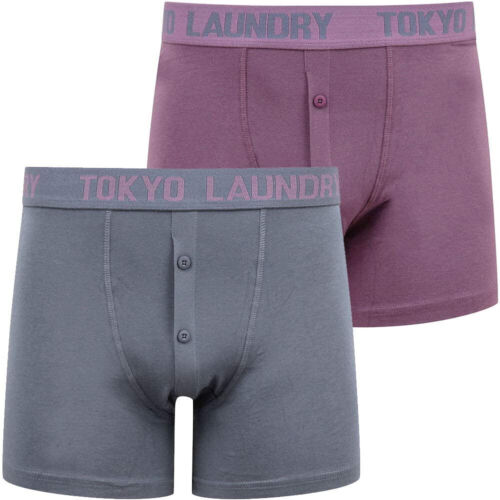 Mens Boxer Shorts 2 Pack Details about   Tokyo Laundry Bancroft 