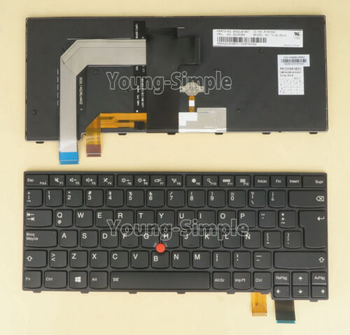 New for Lenovo Thinkpad T460P T470P keyboard backlit Latin Spanish Teclado