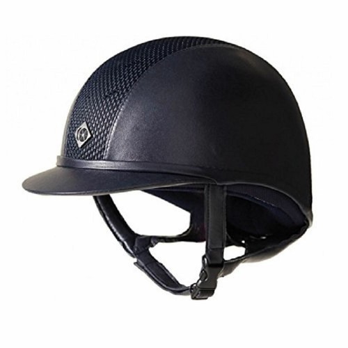 Charles Owen Ayr8 Plus Leather Look Riding Hat Round Fit