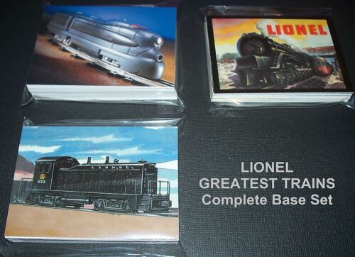 TRADING CARDS    COMPLETE BASE SET LIONEL Greatest Trains 