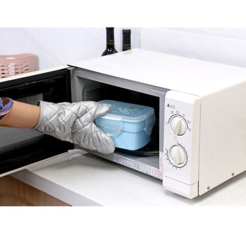 Microwave Cooking Heat Resistant Insulated Anti-scald Gloves Kitchen Oven Mitts 