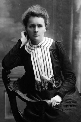 Marie Curie PHOTO Portrait Physicist Scientist 1st Woman Nobel Prize Winner! 