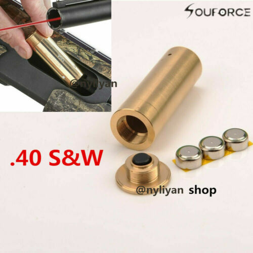 Details about  / Red Laser Sight Scope Bore Sighter.40S/&W Boresighter Cartridge For Rifle Hunting