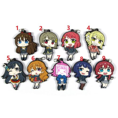 LoveLive SIF All Stars Anime Rubber Strap Charm Keychain Key Ring Love Live Gift 
