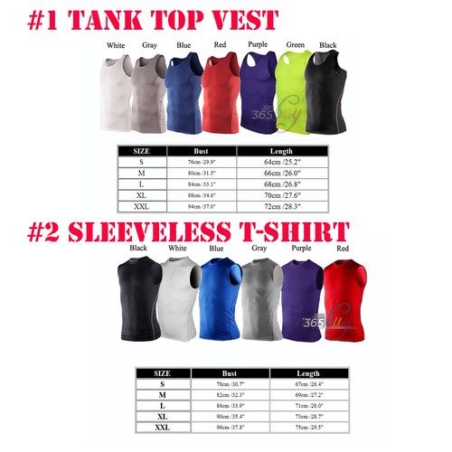 Men Compression Under Skin Base Layer Tops Sports T-Shirt Activewear Tights Tee