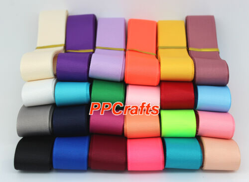 New1" 25mm 2.5cm Grosgrain Ribbon 24 Color mixed Set for Baby's Hair Bows Making 