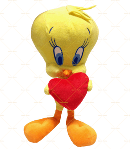 Looney Tunes Titti Tweety con Cuore peluche 30cm ORIGINALE ALTA QUALITA/'