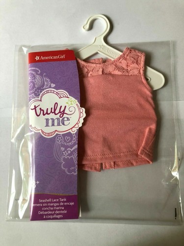 American Girl SEASHELL LACE TANK TOP Truly Me for 18/" Doll NEW Unopened Package
