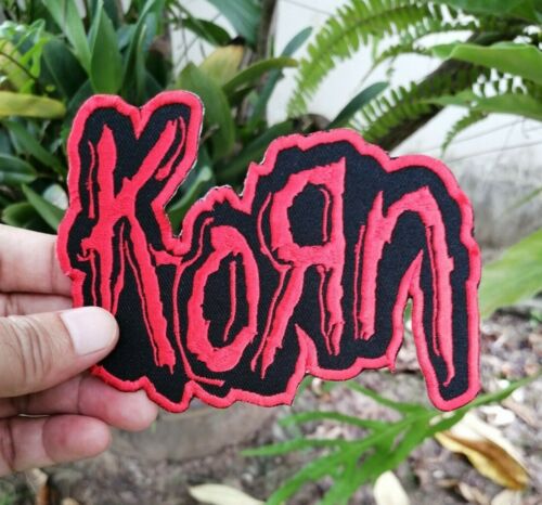 Korn Music Logo Heavy Metal Nu-Metal Punk Rock Embroidered Iron-On Sew-On patch 