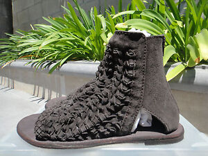 Free People ISLAND CRUISER Woven Suede Ankle Boot Booties Sandal Color /& Size