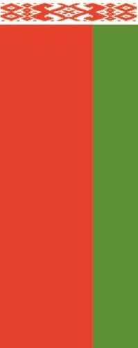 Fahne Flagge Belarus Weißrussland im Hochformat verschiedene Größen 