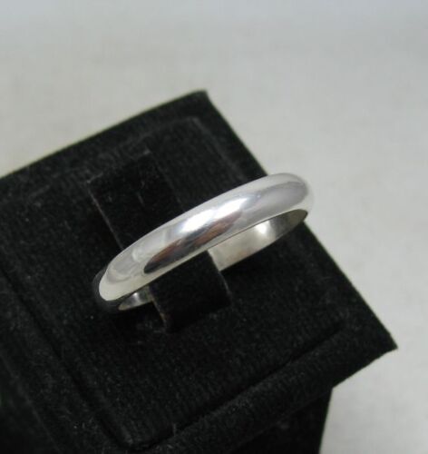 Plain Genuine Sterling Silver Ring Solid 925 Band 3.5mm Handmade Empress