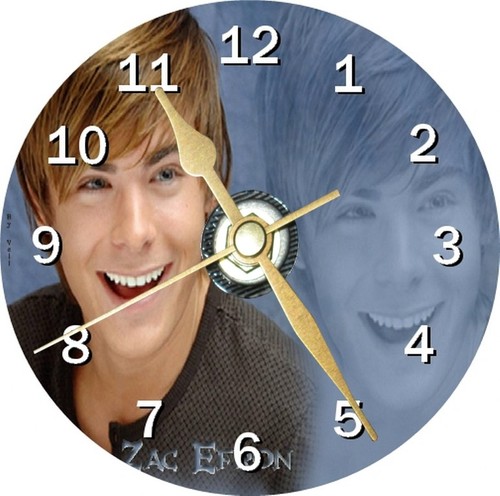 Zac EFRON nouveauté cd horloge peut être personnalisé