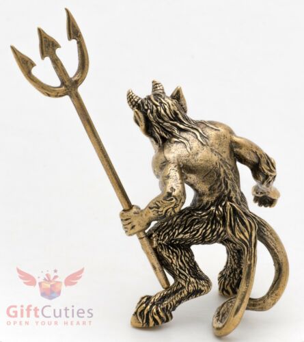 Bronze Figurine of Demon Chort with Trident 