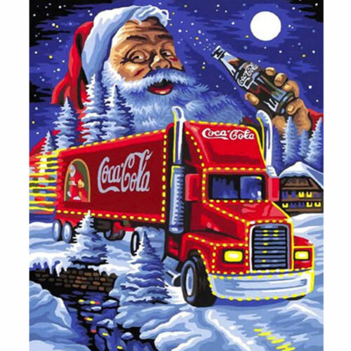 New Year Full Drill 5D Daimond Painting Embroidery Home Decor Santa Claus Xmas 