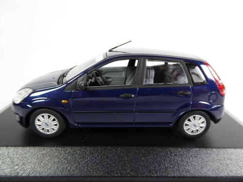 Ford Fiesta MK5 2002 Blau 1:43 Minichamps Diecast Model Car Modellauto 109