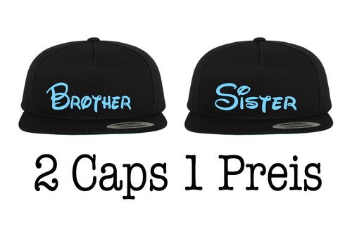 CAP Snapback MT BROTHER Sister motivo partner look Pullover XS 5xl desiderio data