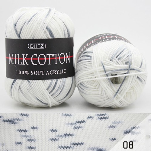 Lots Knitting Crochet Baby Soft Milk Cotton Wool Yarn Mixed Job 50g 23 Colour