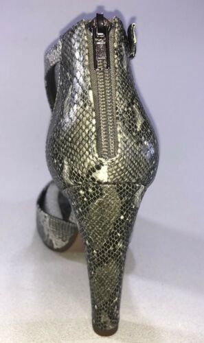 Delicious ARTWORK Womens Grey Synthetic Snake Material Fashion Pumps 