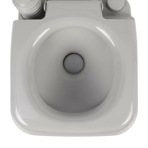 WC Portátil con Tapa Baño Autocaravana Inodoro Portátil para Camping 20 L