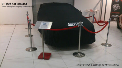 Para adaptarse a Honda Civic Transpirable Tela Suave Cubierta De Coche showroom de garaje de interior-Rojo