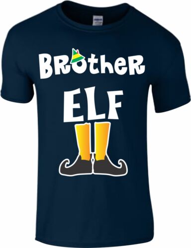 Brother Elf T Shirt Family Pyjama PJ's Idea Dad Funny Christmas Xmas Gift Top 
