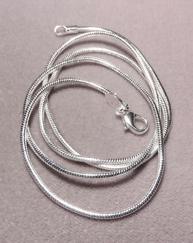 56 cm 4335 - 925 Sterling Silver 1.2 mm Snake chain/' Necklace Chain 22 inch