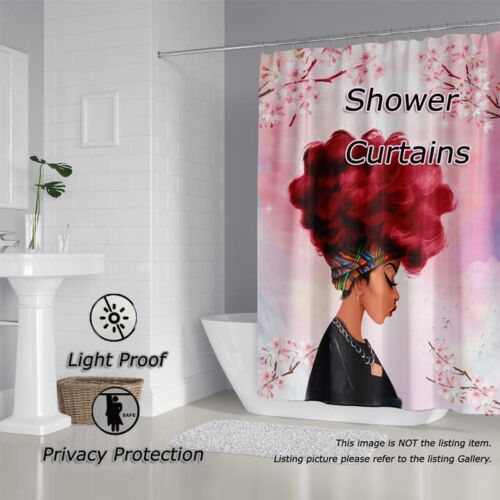 Details about  / Grey Field Nice Horn 3D Shower Curtain Waterproof Fabric Bathroom Decoration
