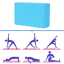 2er Set Yogablock Schaumstoff Yogaklotz Joga Block Pilates Fitness Sport 7 Farbe