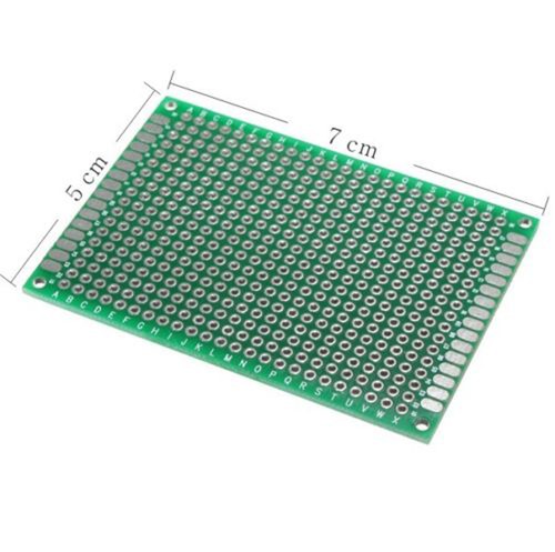 5pcs Double Side Prototyp PCB FR-4 Stripboard Leiterplatte Steckbrett 5x7 AHS