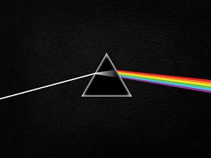 Pink Floyd Dark Side Of The Moon A4 Glaçage Comestible Cake Topper Anniversaire Musique 