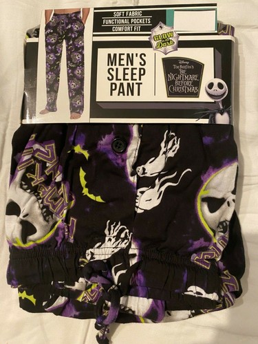 THE NIGHTMARE Before CHRISTMAS Jack SKELLINGTON MEN/'S Sleep LOUNGE Pajama Pants