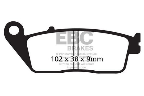 FIT HONDA CB-1 89/>90 EBC FRONT SINTERED BRAKE PADS CB 400 F