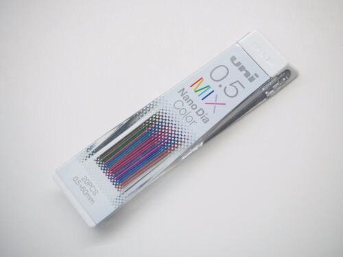 Uni Nano Dia Color 0.5mm x 60mm 0.5-202NDC Pencil Leads 20 Pcs 1 Tube Red 