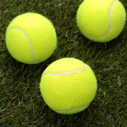 21A6 Tennis Ball Level A Outdoor Sports Exercise Training Learning Vanilla Green