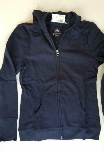 NEW Justice Girl/'s School Uniform Size 12 Jacked w Hood Midnight Blue Orig $ 29