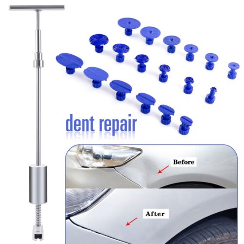 Car Body Paintless Dent Repair Tools Automotive T Bar Puller Tabs DIY Removal