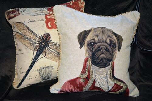 Tache 1 PC Napoleon Pug Dog Decorative Accent Cushion Throw Pillow Cover Case 