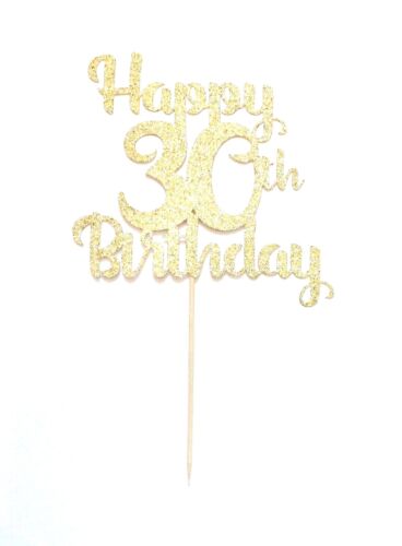 30th Birthday Cake Topper Party Decorations Bunting Anniversary 1st 25 40 50 60