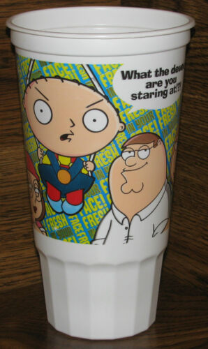 Vintage Family Guy TV Show Peter Lois Chris /& Brian Subway Cup Stewie Meg