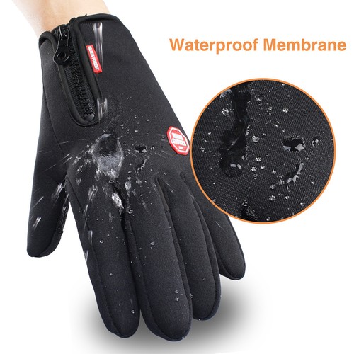 Touch Screen Gloves for Men Cold Weather Windproof Thermal Glove for Smartphone