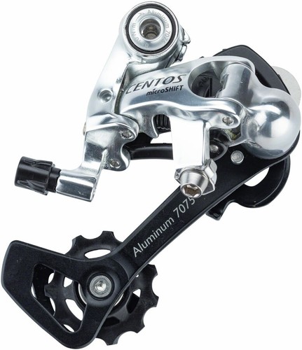 MicroSHIFT Centos Dérailleur arrière 10-Vitesse long Cage Noir//Argent