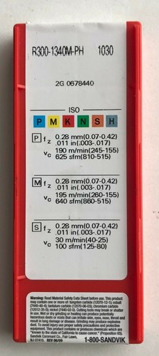 R300-1340M-PH 1030 SANDVIK INSERT New In Box