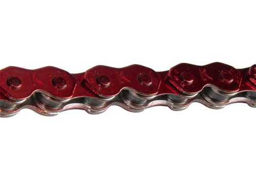 KMC K710 Chain 112 Links Shiny Red 1//8/"